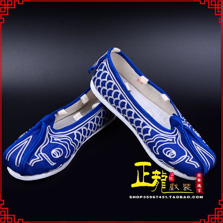 西固戏鞋舞台演出鞋水路英雄三义斋布底鱼鳞洒