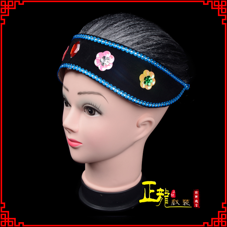 西固老旦媒婆穷老太婆假发套 老旦头套