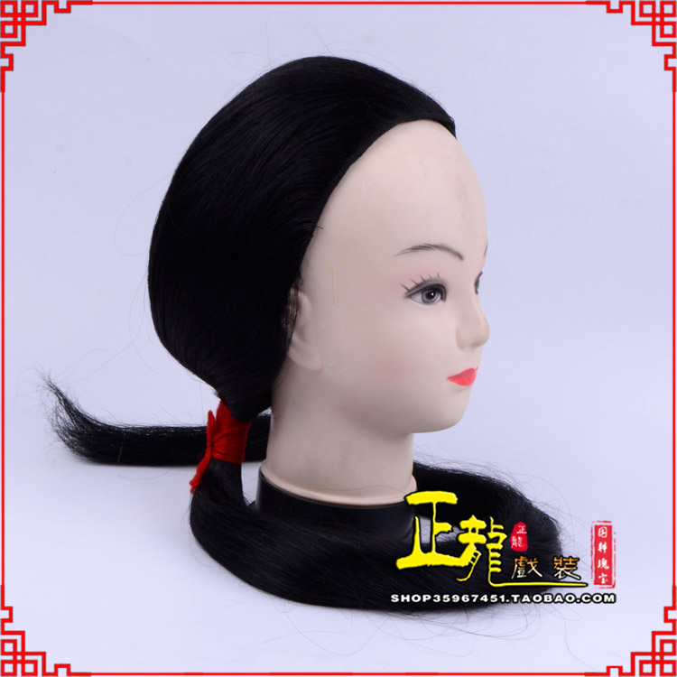 西固古装影视演出头套花旦假发 真发古装发