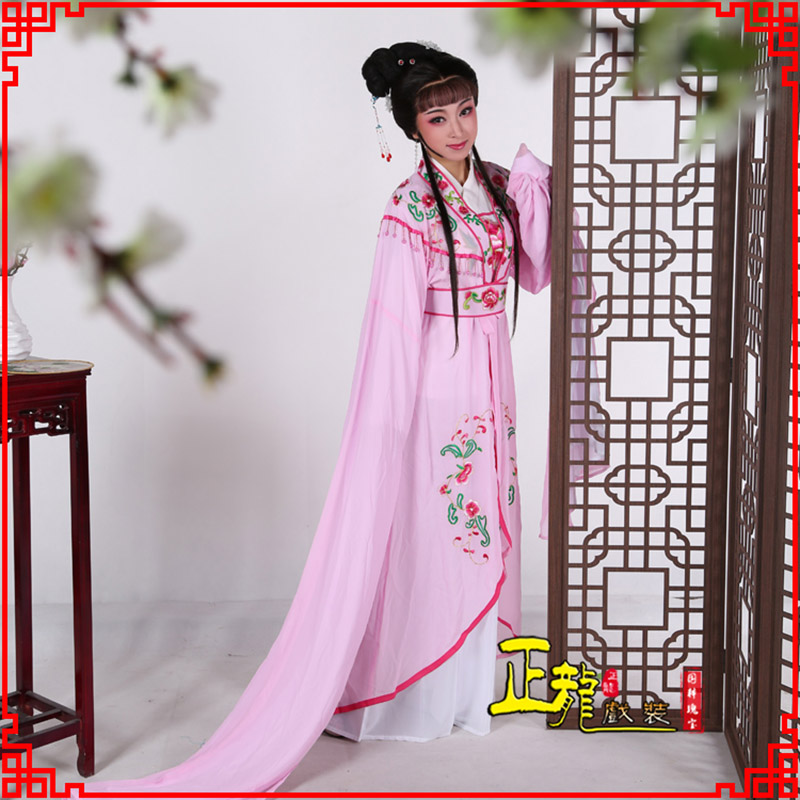 西固花旦黄梅戏服古装戏服水袖戏剧假云肩长披