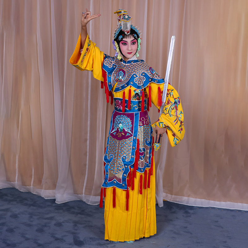 西固霸王别姬虞姬服 软绉别姬服